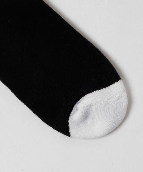 WEGO（ウィゴー）の「WEGO/別注NEWJACK刺繍ソックス（ソックス/靴下・メンズ・ブラック/オフホワイト・25-27CM）」の13枚目の写真