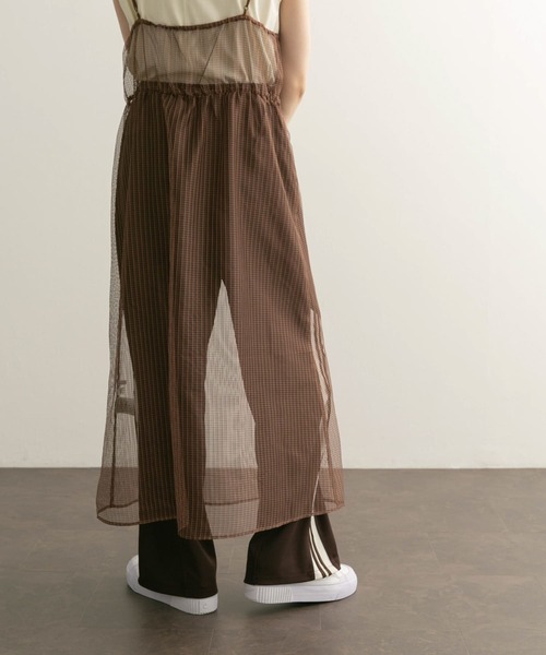 KBF（ケイビーエフ）の「サイドライントラックパンツ（その他パンツ・レディース・ブルー/ブラウン・ONE）」の4枚目の写真