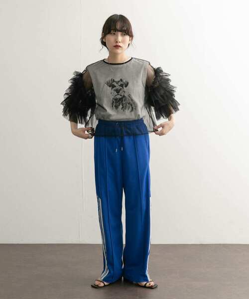 KBF（ケイビーエフ）の「サイドライントラックパンツ（その他パンツ・レディース・ブルー/ブラウン・ONE）」の16枚目の写真