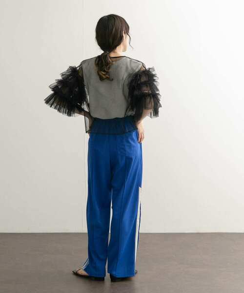 KBF（ケイビーエフ）の「サイドライントラックパンツ（その他パンツ・レディース・ブルー/ブラウン・ONE）」の14枚目の写真