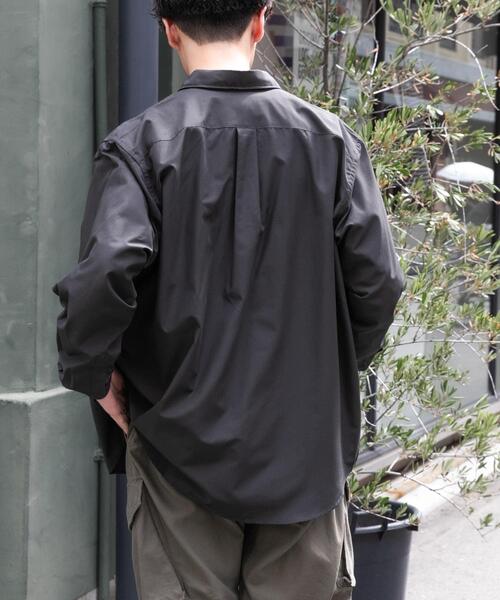 FORK&SPOON（フォークアンドスプーン）の「FORK&SPOON　レギュラーカラースナップシャツ（シャツ/ブラウス・メンズ・グレー/チャコールグレー・4/5）」の7枚目の写真