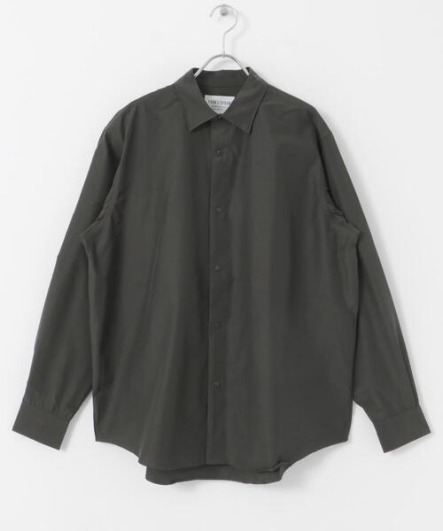 FORK&SPOON（フォークアンドスプーン）の「FORK&SPOON　レギュラーカラースナップシャツ（シャツ/ブラウス・メンズ・グレー/チャコールグレー・4/5）」の11枚目の写真