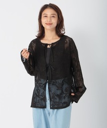 studio CLIP | ダブルフロント刺繍レースブラウスジャケット(シャツ/ブラウス)