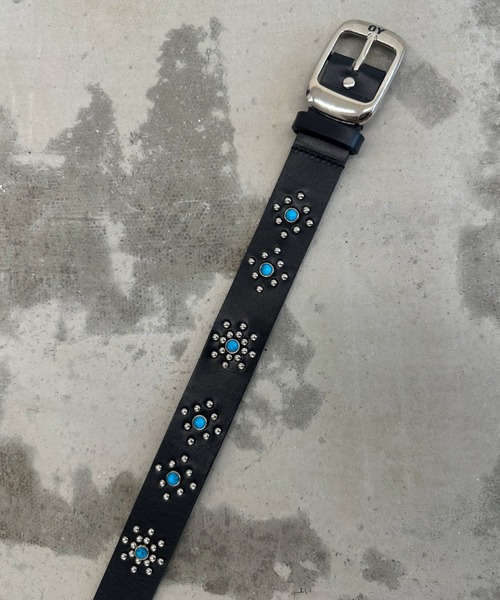 OY/オーワイ』 TURQUOISE STUD BELT/ターコイズスタッズベルト
