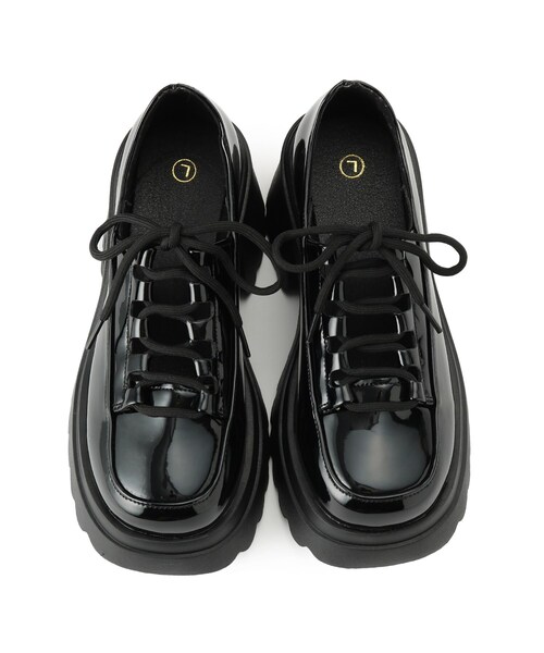 cs T&P（シーエスティーアンドピー）の「厚底 レースアップパンプス（パンプス・レディース・ブラック系1/ブラック/アイボリー・M/S/LL/L）」の20枚目の写真