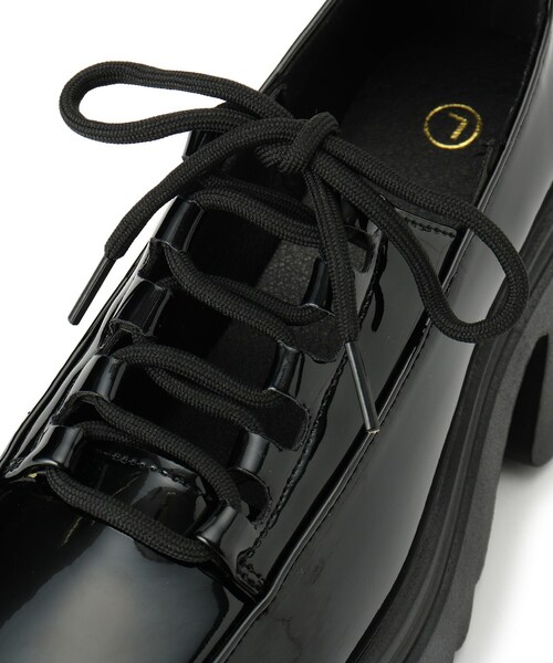 cs T&P（シーエスティーアンドピー）の「厚底 レースアップパンプス（パンプス・レディース・ブラック系1/ブラック/アイボリー・M/S/LL/L）」の22枚目の写真