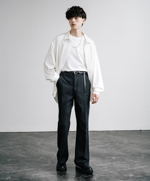 Rocky Monroe（ロッキーモンロー）の「新色追加 スプリットレザーナローベルト（ベルト・メンズ・ブラウン/ブラック/キャメル/グリーン/ワインレッド・FREE）」の9枚目の写真