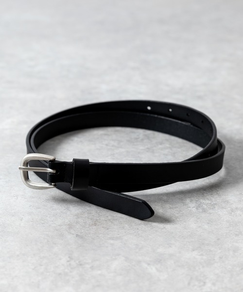 Rocky Monroe（ロッキーモンロー）の「新色追加 スプリットレザーナローベルト（ベルト・メンズ・ブラウン/ブラック/キャメル/グリーン/ワインレッド・FREE）」の14枚目の写真