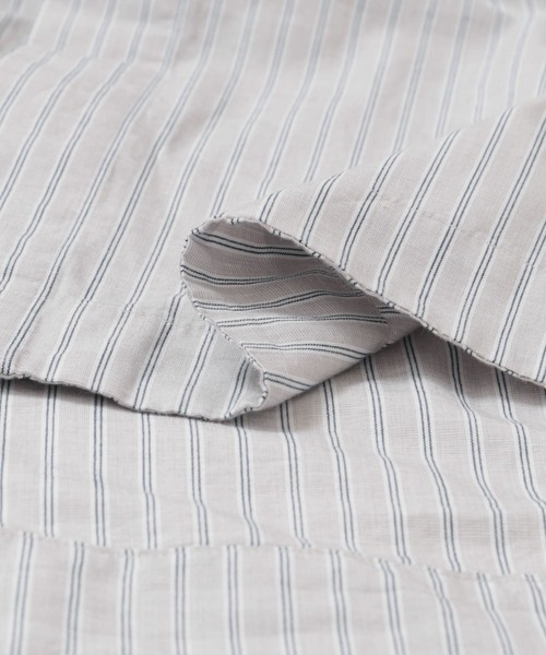FORK&SPOON（フォークアンドスプーン）の「FORK&SPOON　レギュラーカラーコクーンシャツ（シャツ/ブラウス・レディース・ブルー系その他/グレー系その他・1）」の5枚目の写真