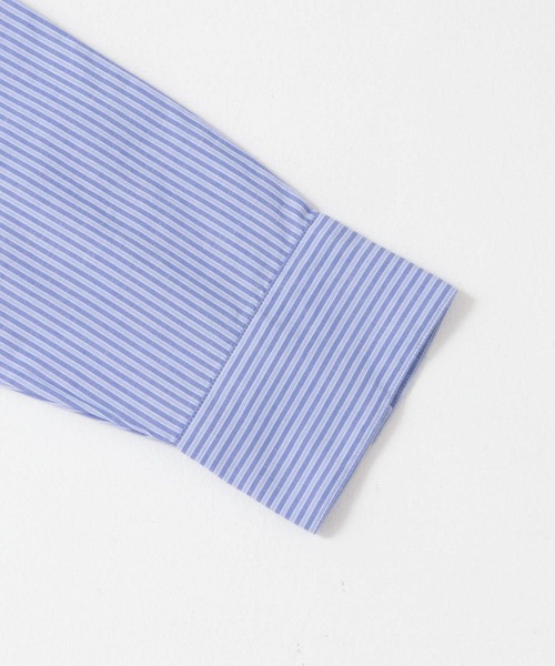 FORK&SPOON（フォークアンドスプーン）の「FORK&SPOON　レギュラーカラーコクーンシャツ（シャツ/ブラウス・レディース・ブルー系その他/グレー系その他・1）」の4枚目の写真