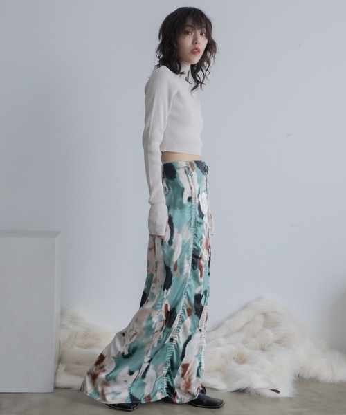 VACANCY（ヴァカンシー）の「MIXカラーショート丈ニット（ニット/セーター・レディース・ブルー/グレー/ブラック・FREE）」の20枚目の写真