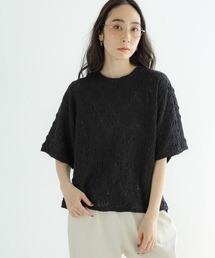 studio CLIP | フラワーレースプルオーバー(Tシャツ/カットソー)