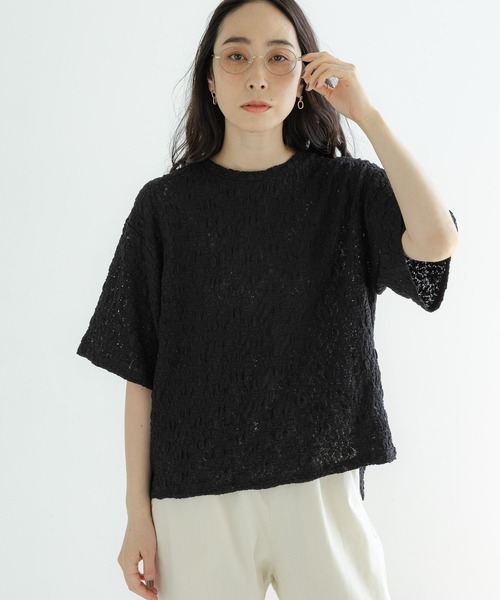 専用✿studio CLIP✿リネン混✿プルオーバーカットソー studio CLIP tシャツ 「一部店舗先行発売」オーガニックコットン