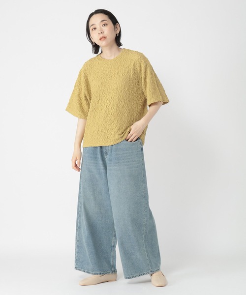 studio CLIP（スタディオクリップ）の「フラワーレースプルオーバー（Tシャツ/カットソー・レディース・ブラック/オフホワイト/ライトグリーン・FREE）」の15枚目の写真