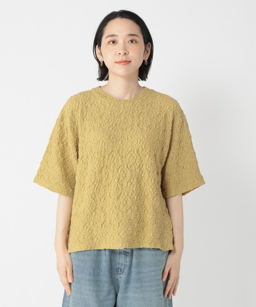 studio CLIP（スタディオクリップ）の「フラワーレースプルオーバー（Tシャツ/カットソー・レディース・ブラック/オフホワイト/ライトグリーン・FREE）」の17枚目の写真