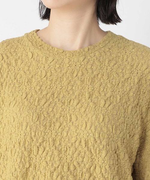 studio CLIP（スタディオクリップ）の「フラワーレースプルオーバー（Tシャツ/カットソー・レディース・ブラック/オフホワイト/ライトグリーン・FREE）」の20枚目の写真