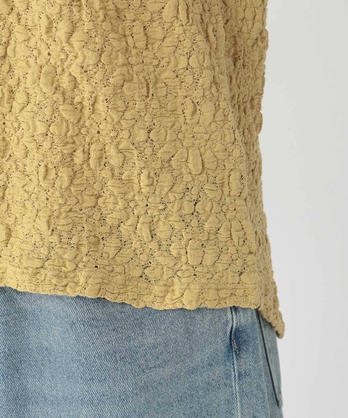 studio CLIP（スタディオクリップ）の「フラワーレースプルオーバー（Tシャツ/カットソー・レディース・ブラック/オフホワイト/ライトグリーン・FREE）」の22枚目の写真