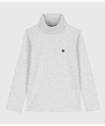 PETIT BATEAU（プチバトー）の「タートルネック長袖Ｔシャツ（Tシャツ/カットソー・キッズ）」