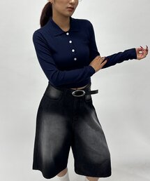 WHO'S WHO gallery | 【SLOPPY/スロッピー】長袖ニットポロ(ニット/セーター)