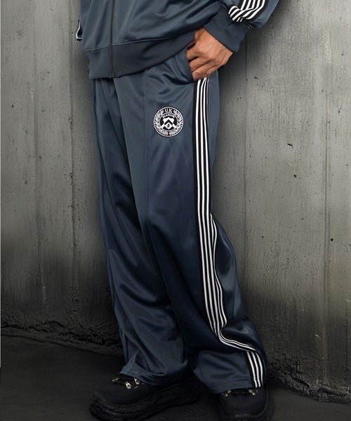 Burner(バーナー)の「【GROOVY STORE】SETUP対応 サイドライントラックパンツ(その他パンツ・メンズ・アイボリー/ブラック/チャコールグレー/グリーン・M/L/LL)」の3枚目の写真