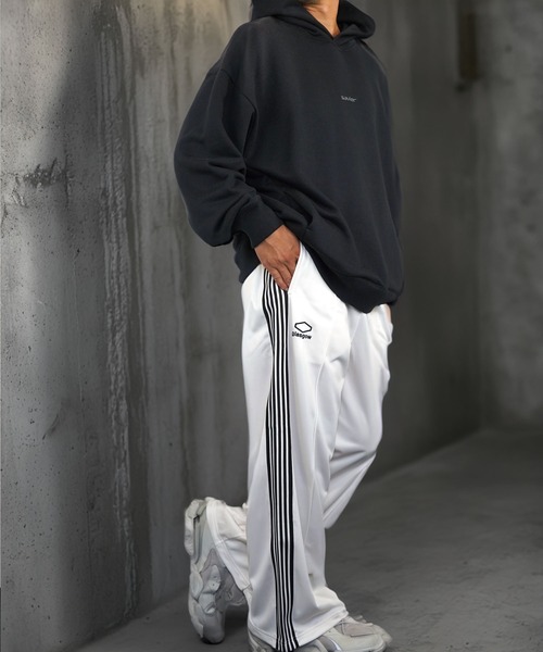 Burner(バーナー)の「【GROOVY STORE】SETUP対応 サイドライントラックパンツ(その他パンツ・メンズ・アイボリー/ブラック/チャコールグレー/グリーン・M/L/LL)」の11枚目の写真