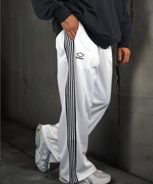Burner(バーナー)の「【GROOVY STORE】SETUP対応 サイドライントラックパンツ(その他パンツ・メンズ・アイボリー/ブラック/チャコールグレー/グリーン・M/L/LL)」の6枚目の写真