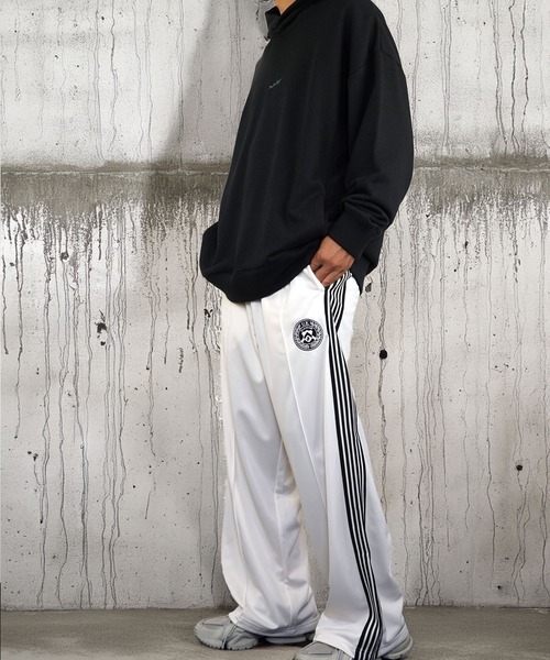 Burner(バーナー)の「【GROOVY STORE】SETUP対応 サイドライントラックパンツ(その他パンツ・メンズ・アイボリー/ブラック/チャコールグレー/グリーン・M/L/LL)」の12枚目の写真