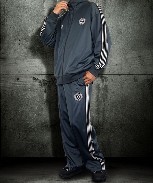 Burner(バーナー)の「【GROOVY STORE】SETUP対応 サイドライントラックパンツ(その他パンツ・メンズ・アイボリー/ブラック/チャコールグレー/グリーン・M/L/LL)」の16枚目の写真