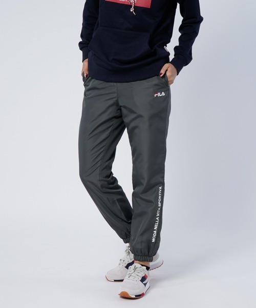 FILA(フィラ)の「裏フリース 防風タフタ ロングパンツ(その他パンツ・レディース・ネイビー/チャコールグレー/ブラック・X-LARGE/LARGE/MEDIUM)」の21枚目の写真