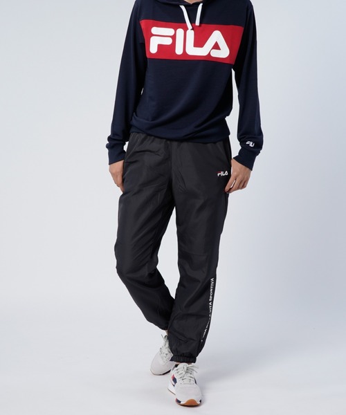 FILA(フィラ)の「裏フリース 防風タフタ ロングパンツ(その他パンツ・レディース・ネイビー/チャコールグレー/ブラック・X-LARGE/LARGE/MEDIUM)」の7枚目の写真