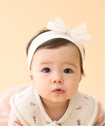 チュールリボンつきヘアバンド