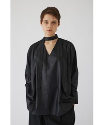 RIM.ARK | Many tuck tie blouse メニ―タックタイブラウス(シャツ/ブラウス)