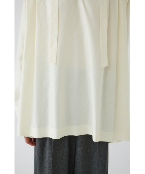 Many tuck tie blouse メニータックタイブラウス