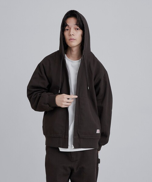 SMITH'S(スミス)の「SMITH’S (スミス)別注ダックフードパーカー(その他アウター・メンズ・ブラック/モカ・M/L/XL)」の4枚目の写真