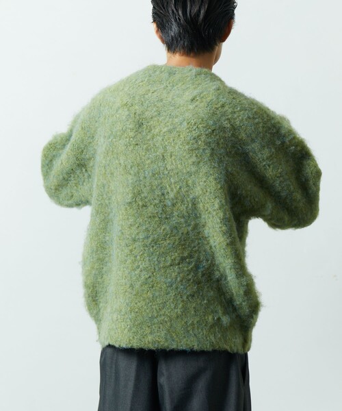 FREAK'S STORE(フリークスストア)の「限定展開 ビッグシルエット ボリューム シャギー クルーネックニット(ニット/セーター・メンズ・ベージュ/グリーン/チャコールグレー/グレー/ブラック・LARGE/SMALL/MEDIUM)」の19枚目の写真