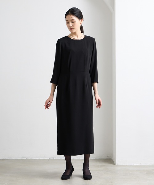 喪服・礼服】マシンウォッシャブル ノーカラーVネックジャケット