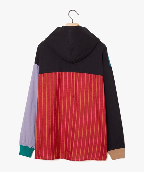 STOF(ストフ)の「Mad Mix Parka(パーカー・メンズ・ブラック/グレー・S/M)」の16枚目の写真