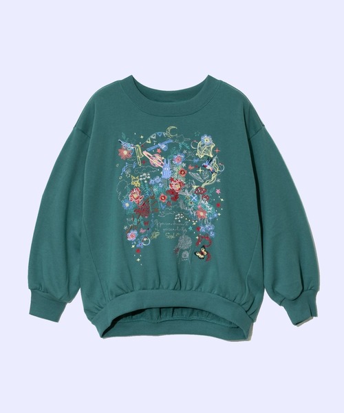 トレーナー スウェット ScoLar/スカラー　25th刺繍裏毛PO レディース ScoLar/スカラー 25th刺繍裏毛PO（スウェット）｜ScoLar