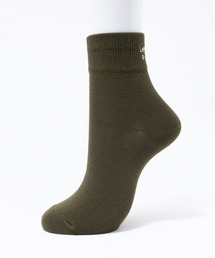 Mac-House（マックハウス）の「nAvy クォーター丈 ロゴ刺繍ソックス 靴下 23～25cm（ソックス/靴下）」