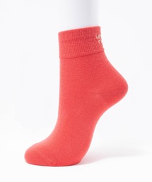 Mac-House（マックハウス）の「nAvy クォーター丈 ロゴ刺繍ソックス 靴下 23～25cm（ソックス/靴下）」