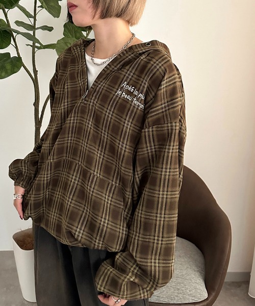 apres jour mignon(アプレジュールミニョン)の「アソートアノラックパーカー【ZOZOTOWN限定アイテム】(パーカー・レディース・ブラック/ブラウン系その他/カーキ/ブラック系その他/ベージュ系その他・フリー/X-LARGE)」の21枚目の写真