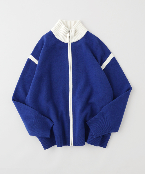 CALMER EDIFICE別注 ZIPUPカーディガン セール】CALMER(カルメール) 別注 ZIP UP カーディガン