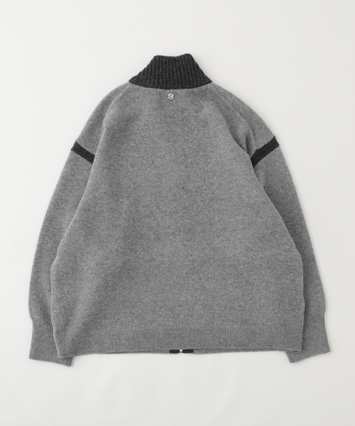 セール】CALMER(カルメール) 別注 ZIP UP カーディガン（カーディガン