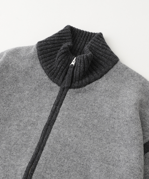 セール】CALMER(カルメール) 別注 ZIP UP カーディガン（カーディガン