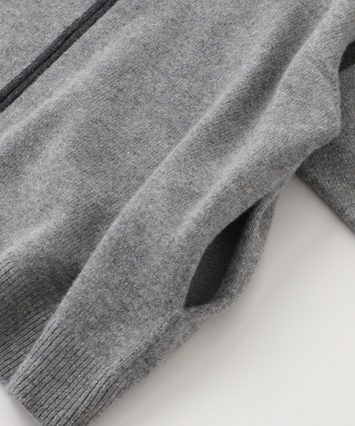 セール】CALMER(カルメール) 別注 ZIP UP カーディガン（カーディガン