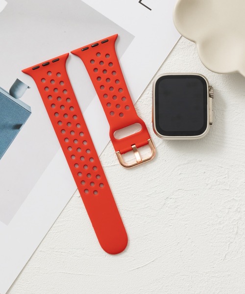 セール】スマートウォッチバンド シリコン製【38/40/41/42/44/45