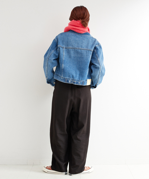 B.C STOCK（ベーセーストック）の「ブークレマフラー（マフラー・レディース・ブルー/イエロー/ピンク/ホワイト/チャコールグレー・FREE）」の22枚目の写真