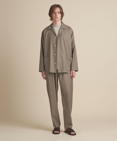 UNITED ARROWS（ユナイテッドアローズ）の「【マルチサイズ】ドレープ ラペル シャツジャケット ーセットアップ対応ー（シャツ/ブラウス・メンズ・ブラウン/ブラック/オリーブ/ネイビー/ベージュ/ダークグレー・マルチサイズ）」の14枚目の写真