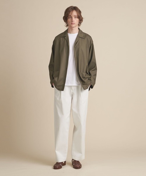 UNITED ARROWS（ユナイテッドアローズ）の「【マルチサイズ】ドレープ ラペル シャツジャケット ーセットアップ対応ー（シャツ/ブラウス・メンズ・ブラウン/ブラック/オリーブ/ネイビー/ベージュ/ダークグレー・マルチサイズ）」の17枚目の写真