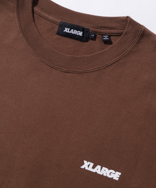 XLARGE（エクストララージ）の「【販売終了】BACKSIDE OG L/S TEE（Tシャツ/カットソー・メンズ・ブラック/ホワイト/ブラウン/ネイビー・S/M/L/XL/XXL）」の8枚目の写真